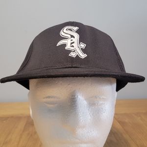 White Sox #13 polyester flat brim fitted size large headgear cap company hat